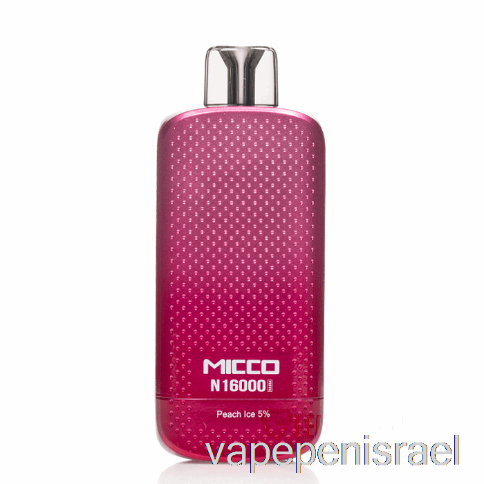 חד פעמי Vape Israel Horizontech Micco N16000 חד פעמי אפרסק קרח
